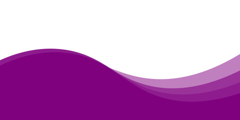 Purple abstract wave background with smooth curves and gradient layers