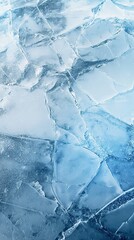 Frosty Ice Texture with Intricate Crystal Formations for Winter Design Elements and Cool Color Palette Inspiration