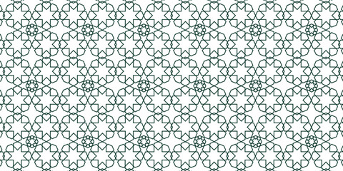 Middle Eastern Geometric Pattern Decorative Background