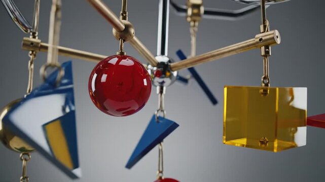 Kinetic Sculpture: Balancing Forms in Motion