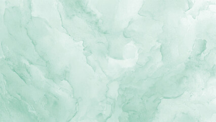 Obraz premium Soft green watercolor texture background design element