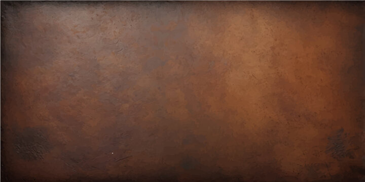 A dark vintage backdrop featuring an aged brown leather texture seamlessly blended with a grungy old wooden surface and rough antique parchment paper for a textured design