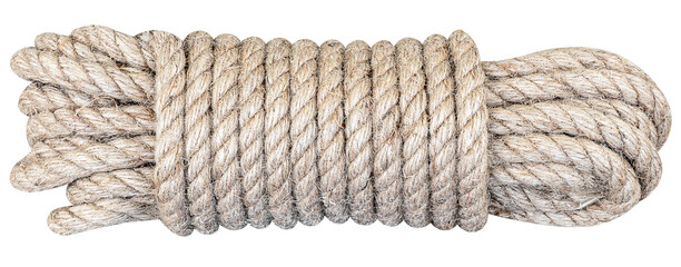 Brown rope roll