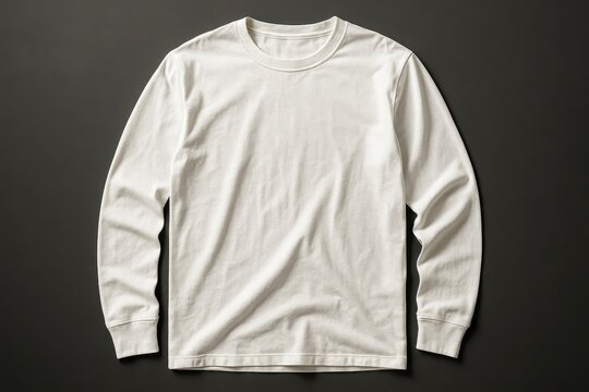 Blank long sleeve t shirt mockup
