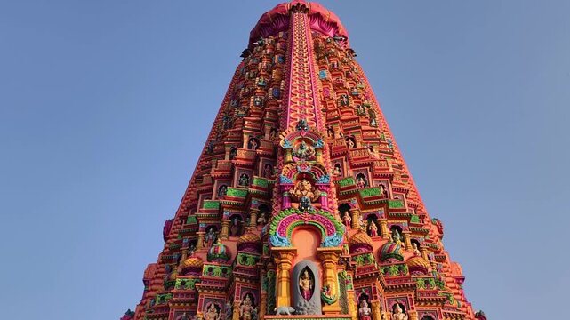 21 January 2026, Shikhar Shingnapur temple an ancient Shiva temple about 45 kms from Satara district, Maharashtra, India. stock Video.