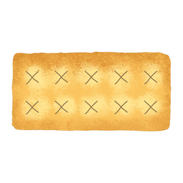 Cross-Stamped Biscuit