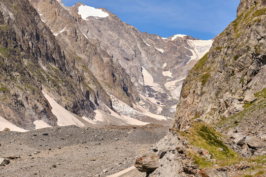 Glacier in the Veny Valley, Italian Alps
