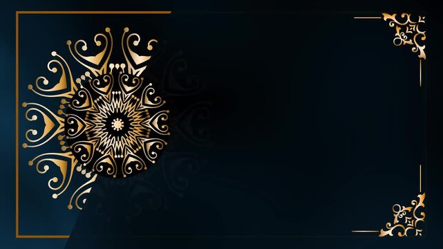Moving Pattern Nature Pulse Rosette Mandala Decorative Background