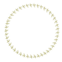 Obraz premium Hand drawn floral frames with flowers. Wreath. Elegant logo template. Vector illustration for labels, branding business identity, wedding invitation