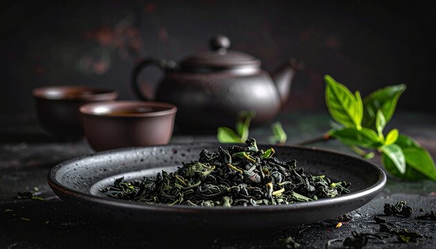 Chinesischer Oolong-Tee mit losen Bl&auml;ttern