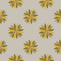 seamless background with yellow flowers