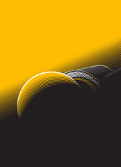 Naklejka premium Abstract Woodball background design. Sport concept 