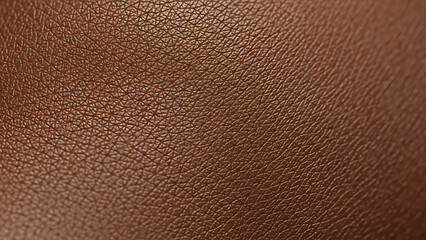 Fototapeta premium Closeup of brown leather texture surface