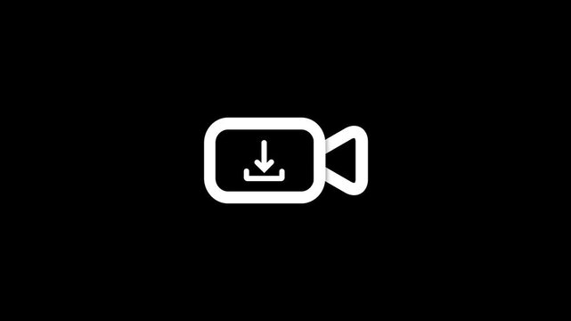 Icon representing video download functionality