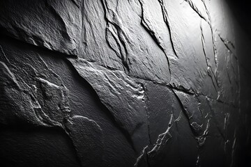 Dark Perspective Rock Wall