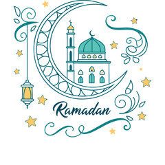 Fototapeta premium Eid Logo
