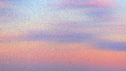 Beautiful bright dramatic sunset sky wide panorama view © Aleksandr Matveev