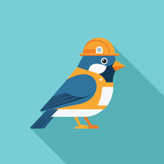 Builder Bird in Hard Hat