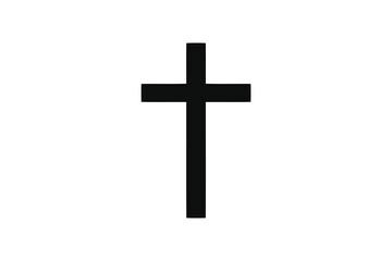 black christian cross silhouette,religious symbol