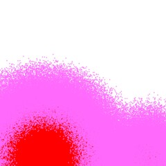 Pink and red stippled spray gradient background