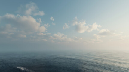 Obraz premium A clean coastal scene for relaxation concepts.