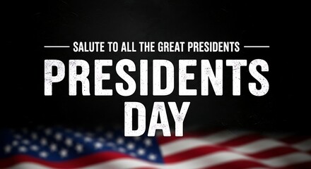 Naklejka premium Presidents' day in usa