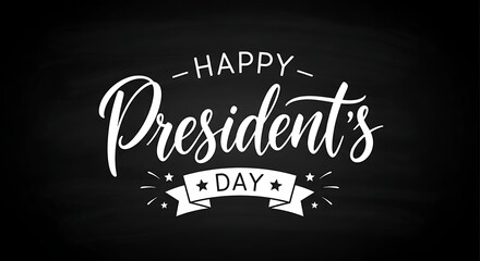 Obraz premium Happy president's day
