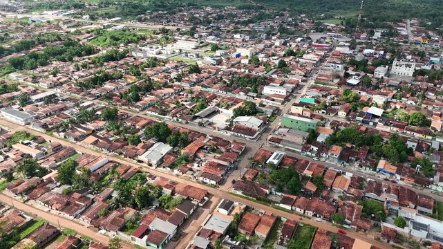 Parte da cidade Governador Nunes Freire MA