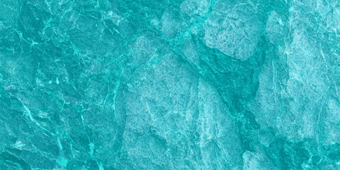 An abstract turquoise blue paint texture creates a clear liquid surface with ripples and waves reflecting light like a clean swimming pool or calm summer ocean nature background © Sabir