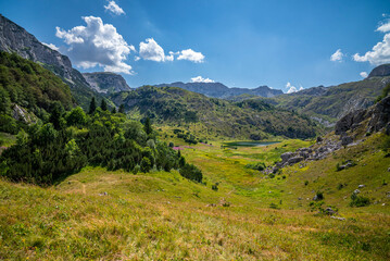 Fototapeta premium A beautiful lake somewhere in the mountains of Bosnia