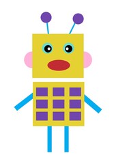 Adorable Yellow Robot Design Celebrates Future Technology Now
Creative Cartoon Robot Represents Digital Innovation
