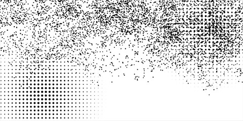 Dot pattern seamless background. Polka dot pattern template Monochrome dotted texture modern seamless