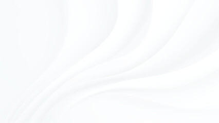 Obraz premium White abstract background with smooth curved lines
