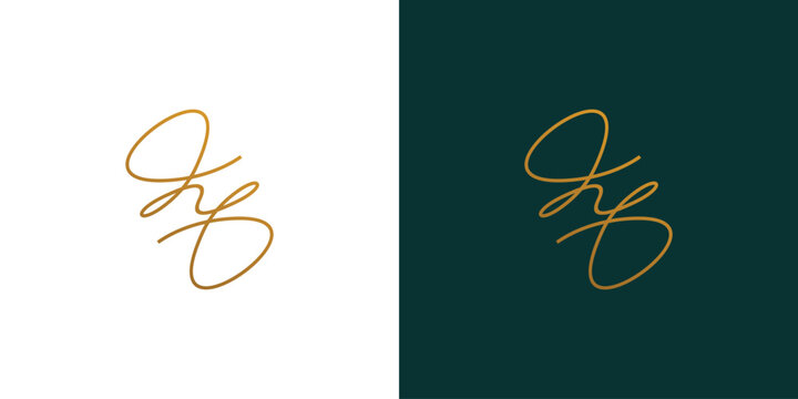Elegant and luxury KB logo design