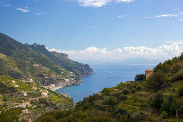 Amalfi Coast panorama, Campania, Italy