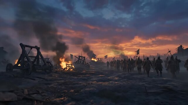 Ancient Chinese War Epic Scenes