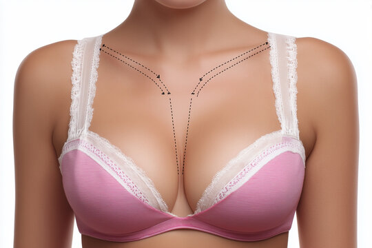 Preoperative Marking on Female Chest for Plastic Surgery Procedure