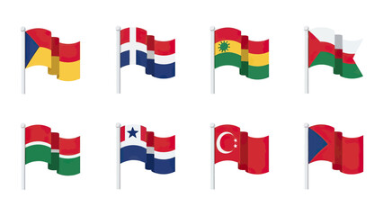 Waving Flags Collection: National Symbols and Identity © Alienmarsh