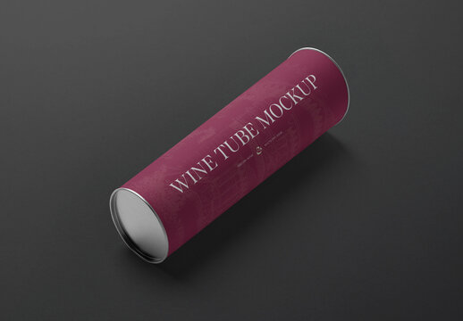 Wine Tube Mockup