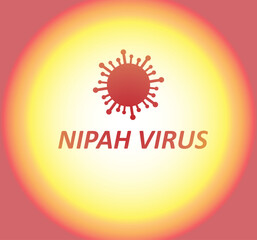 Nipah Virus (NiV) Outbreak and Infection Concept Vector