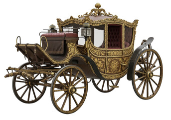 Fototapeta premium Carriage isolated on transparent background