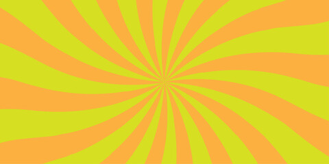 Obraz premium Vector starburst vintage rays background. Illustration radial sunrise or sunset light retro design. Vintage beam sunburst texture. Abstract summer sunny.