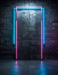Neon Portal - A Vibrant Gateway to Another Dimension.