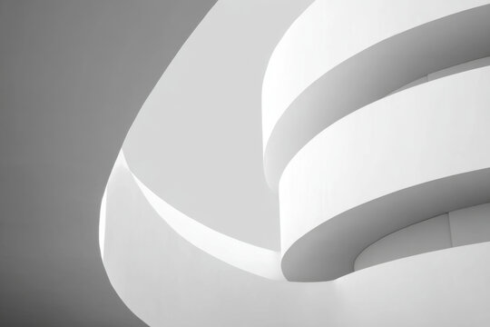 Abstract White Architecture Background Design 