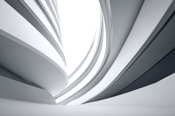 Abstract White Architecture Background Design 