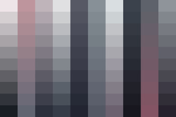 Fototapeta premium A pixelated color palette with various shades of gray and pink hues