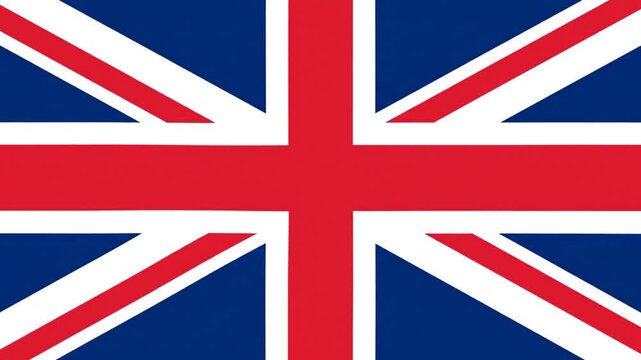 United kingdom flag detailed depiction of the national symbol in vibrant colors