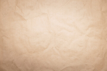 Obraz premium Crumpled, kraft paper background