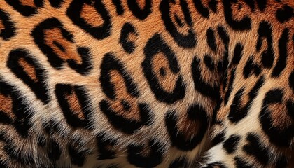 Abstract Leopard Print Texture Design