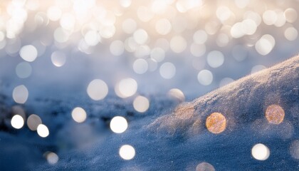 Minimal Bokeh Light Effects For Calm Winter Backgrounds
